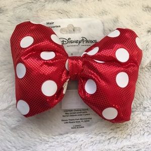 Minnie Mouse Bow hair clip